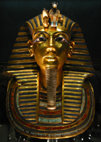 Máscara de ouro de Tutankhamun - Museu do Cairo